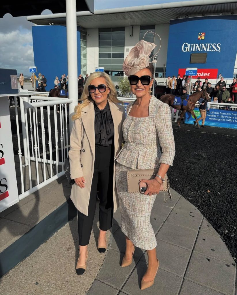 Celia Holman Lee & Ruth Mc Court at Limerick Races Ladies Day