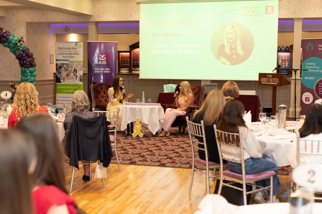 Ruth Mc Court Network Ireland Roscommon Business Woman of the Year Awards 2025