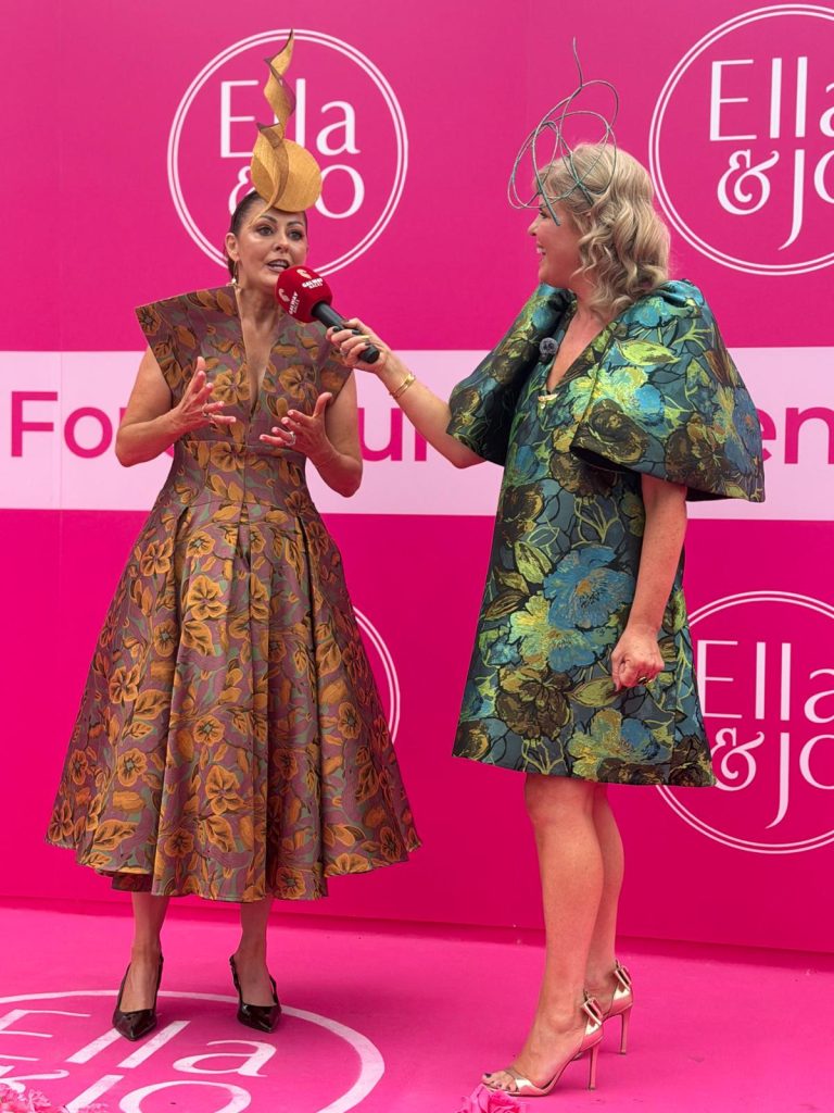 Marietta Doran MC & Host of Galway Races 2026 Interviewing Head Judge Mandy Maher